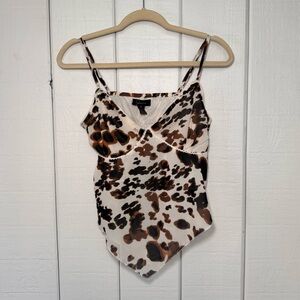 Japna Sleeveless Animal Print Blouse